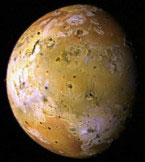 Ио - спутник Юпитера. Изображение с сайта hubble.esa.int