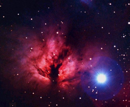 Туманнось "Факел" (NGC 2024) в Созвездии Ориона (Flame Nebula - Orion)