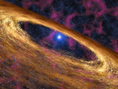 Найден протопланетный диск у нейтронной звезды